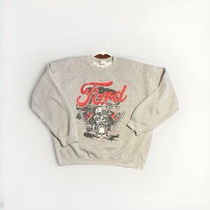 FORD MOTOR CO. LOGO  Crewneck Sweatshirt Grey XL
